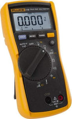 Fluke - 116, CAT III, 600 VAC/VDC, Digital True RMS Auto Ranging Manual Ranging Multimeter - Measures Voltage, Capacitance, Resistance, Temperature - Americas Tooling