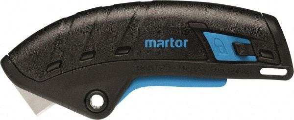 Martor USA - Retractable Utility Knife - Black & Blue Handle - Americas Tooling