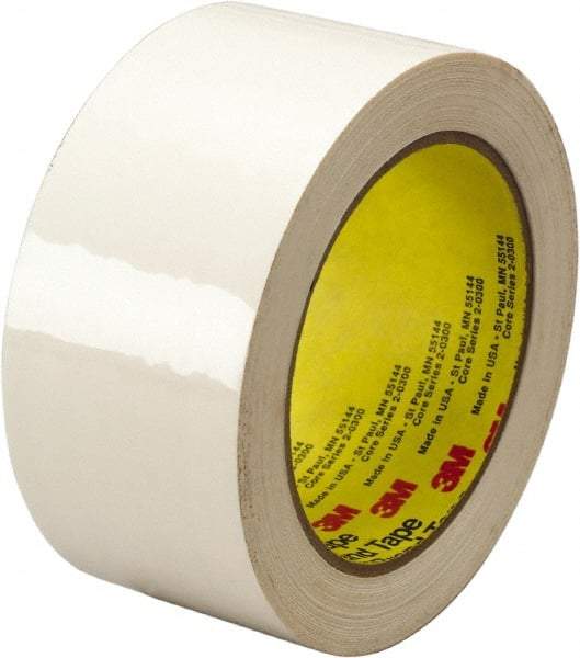 3M - 36 Yds. x 3", White Polyethylene Film Tape - 483 Series, 5 mil Thick, 10 Lb./Inch Tensile Strength - Americas Tooling