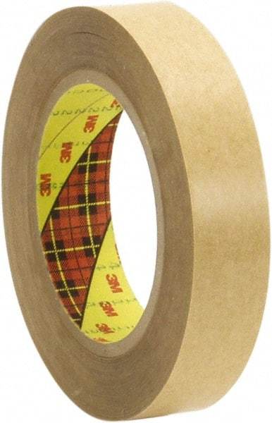 3M - 1/2" x 36 Yd Acrylic Adhesive Double Sided Tape - 4 mil Thick, Clear, Polyester Film Liner, Continuous Roll, Series 415 - Americas Tooling