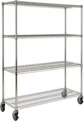 Rubbermaid - 4 Shelf Wire Shelving - Starter Unit - 50" Wide x 18" Deep x 67-5/32" High, - Americas Tooling