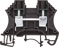 Cooper Bussmann - 600 Volt (UL), 630 Volt (IEC), 32 (IEC) Amp, 35 (UL) Amp, DIN Rail Mount, Passthrough Terminal Block - Zinc Plated Steel, 22 to 10 AWG Compatibility, 2 Inch High x 58.9mm Deep - Americas Tooling