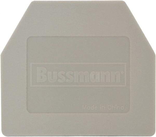 Cooper Bussmann - 1.18" High x 0.8" Long, Terminal Block End Cover - Use with DM20-GY Terminal Blocks - Americas Tooling