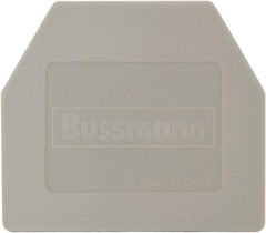 Cooper Bussmann - 1.18" High x 0.8" Long, Terminal Block End Cover - Use with DM20-GY Terminal Blocks - Americas Tooling