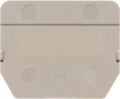 Cooper Bussmann - 2" High x 2.4" Long, Terminal Block Partition Plate - Use with DS50 Series Terminal Blocks - Americas Tooling