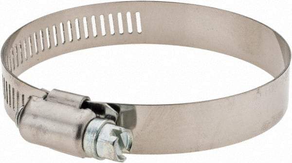 Value Collection - SAE Size 36, 1-13/16 to 2-3/4" Diam, Stainless Steel Worm Drive Clamp - 1/2" Wide - Americas Tooling