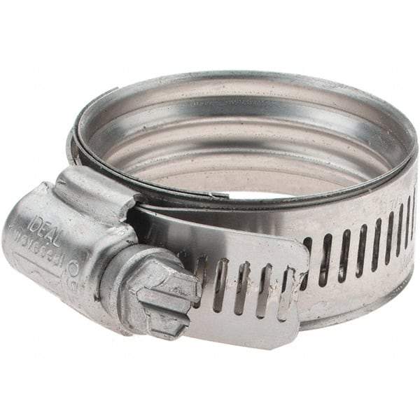 IDEAL TRIDON - SAE Size 22, 29 to 43mm Diam, Stainless Steel 360° Worm Drive Clamp - Americas Tooling