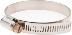 Value Collection - SAE Size 48, 2-9/16 to 3-1/2" Diam, Stainless Steel Worm Drive Clamp - 1/2" Wide - Americas Tooling