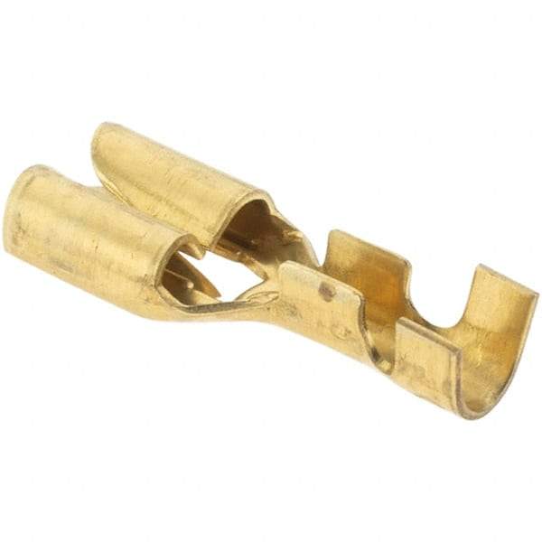 Import - Noninsulated Female Tab Terminal - Push In Connection, 14 to 12 AWG Compatible - Americas Tooling