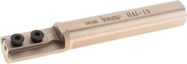 Iscar - HAI, Internal, Right Hand, Indexable Grooving Tool Holder - 3/4" Shank Width, 5" OAL, Through Coolant - Americas Tooling