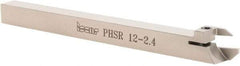 Iscar - PHS, External, Right Hand, 2.4 to 3.18mm Groove Width, Indexable Grooving Tool Holder - GDMW 2.4 Insert Compatibility, 12mm Shank Height, 12mm Shank Width, 150mm OAL - Americas Tooling