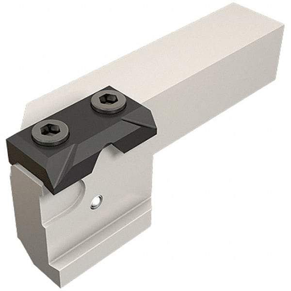 Iscar - 100mm OAL, Right Hand Indexable Grooving Cutoff Toolholder - 20mm Shank Height x 20mm Shank Width, GI.. Insert Style, UBHC Toolholder Style, Series Cut Grip - Americas Tooling