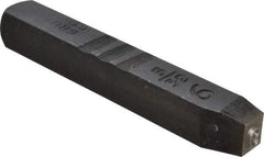 Made in USA - 5/32" Character Size, 9 Character, Heavy Duty Individual Steel Stamp - Steel, Individual - Americas Tooling