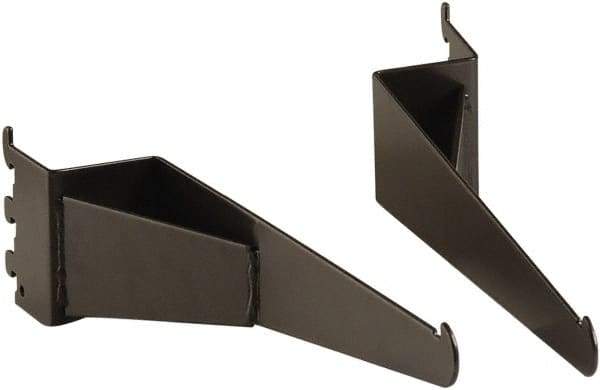 ECONOCO - Anthracite Coated Shelf Bracket - 13" Long, 2" Wide - Americas Tooling