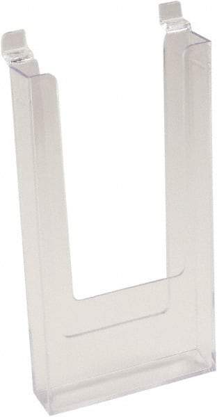 ECONOCO - 4-1/2" Wide x 1" Deep x 9" High, 1 Compartment, Acrylic Literature Holder - Clear, 4-7/16" Compartment Width x 13/16" Compartment Depth x 8-1/4" Compartment Height - Americas Tooling