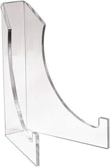 ECONOCO - 6" Deep x 8" High, Acrylic Display Easel - Clear - Americas Tooling