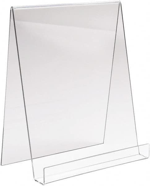 ECONOCO - 9" Wide x 11" High, Acrylic Display Easel - Clear - Americas Tooling