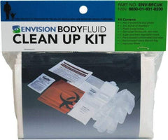 Ability One - 9 Piece, 1 Person, Body Fluid Clean-Up First Aid Kit - Plastic Bag - Americas Tooling