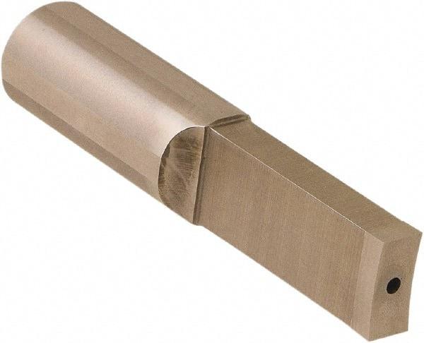 Hassay-Savage - 3/16" Keyway Width, Single Point Keyway Broach - High Speed Steel, Bright Finish, 3/16" Broach Body Width, 1-1/2" to 1-1/2" LOC, 3-3-/4" OAL - Americas Tooling