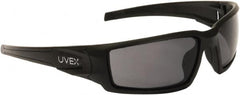 Uvex - Gray Lenses, Framed Safety Glasses - Anti-Fog, Scratch Resistant, Size Universal, Wrap Around - Americas Tooling