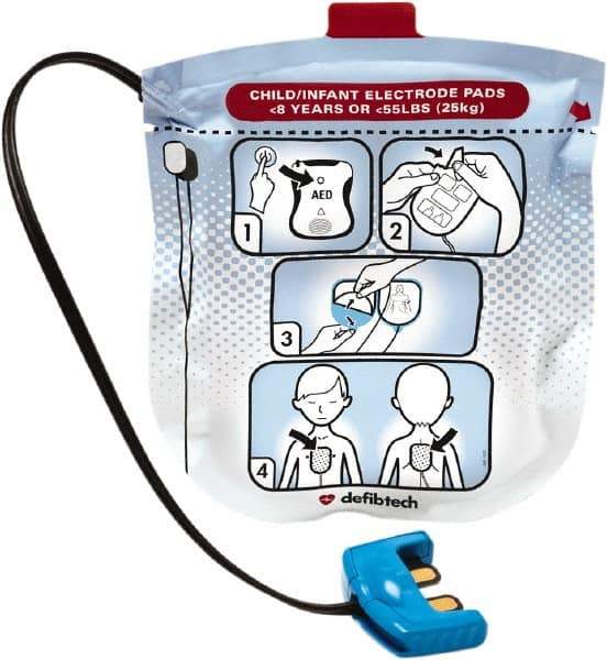 Defibtech - Pediatric CPR Pad - Compatible With Lifeline VIEW AED - Americas Tooling