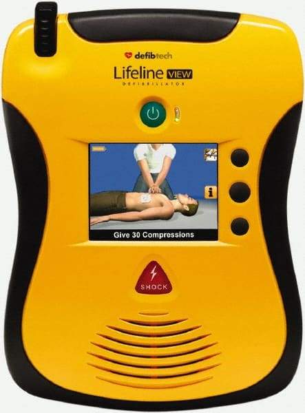 Defibtech - Adult Pad Defibrillator - Nonrechargeable Lithium Battery Included - Americas Tooling