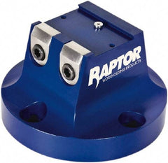 Raptor Workholding - 1-1/2" Jaw Width, 3" High Dovetail Vise - For Use with 4 & 5 Axis Workholding Systems - Americas Tooling