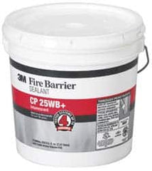 3M - 2 Gal Pail Red Acrylic & Latex Joint Sealant - -20 to 180°F Operating Temp, 10 min Tack Free Dry Time, Series CP 25WB - Americas Tooling