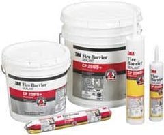 3M - 5 Gal Pail Red Acrylic & Latex Joint Sealant - -20 to 180°F Operating Temp, 10 min Tack Free Dry Time, Series CP 25WB - Americas Tooling