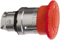 Schneider Electric - 22mm Mount Hole, Extended Mushroom Head, Pushbutton Switch Only - Round, Red Pushbutton, Maintained (MA), Momentary (MO) - Americas Tooling