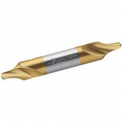 Walter-Titex - Metric Radius Cut 60° Incl Angle High Speed Steel Combo Drill & Countersink - Americas Tooling