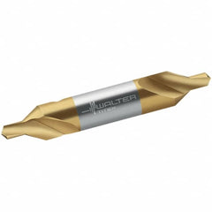 Walter-Titex - Metric Plain Cut 60° Incl Angle High Speed Steel Combo Drill & Countersink - Americas Tooling