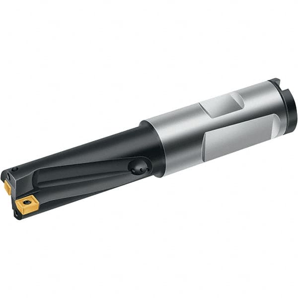 Walter - 27mm Max Drill Depth, 2xD, 13.5mm Diam, Indexable Insert Drill - 2 Inserts, 16mm Shank Diam, Combination Shank - Americas Tooling