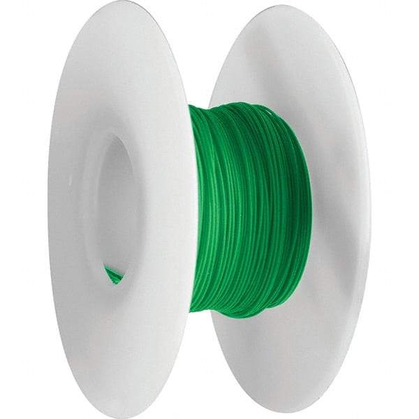 OK Industries - 30 AWG, 1 Strand, 30.4 m OAL, Copper Hook Up Wire - Green Kynar Jacket - Americas Tooling