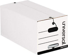 Universal One - 37-1/4" Wide x 18" High x 10" Deep, Storage Box - Corrugated Fiberboard, White - Americas Tooling