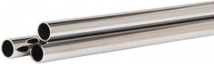 ECONOCO - 60" Max Width Round Tubing Closet Rod - 1.062" Diam, Chrome Finish - Americas Tooling