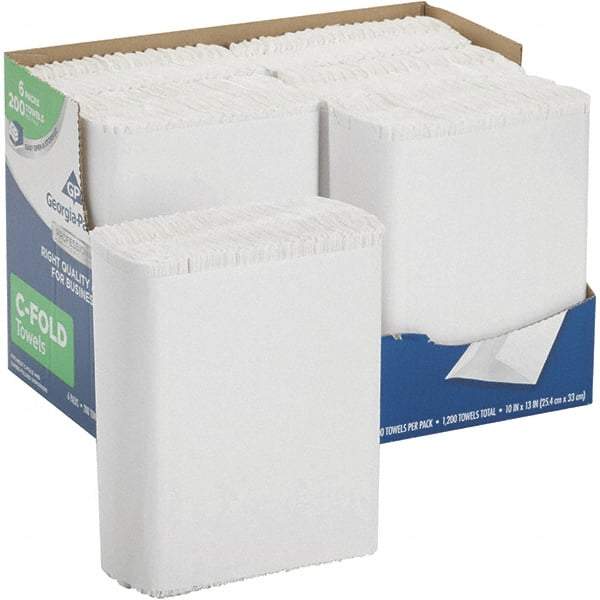 Georgia Pacific - 1 Ply White C-Fold Paper Towels - 10" Wide - Americas Tooling