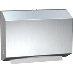 ASI-American Specialties, Inc. - Manual, Stainless Steel Paper Towel Dispenser - 200 C-Fold or 275 Multi-Fold, Silver - Americas Tooling