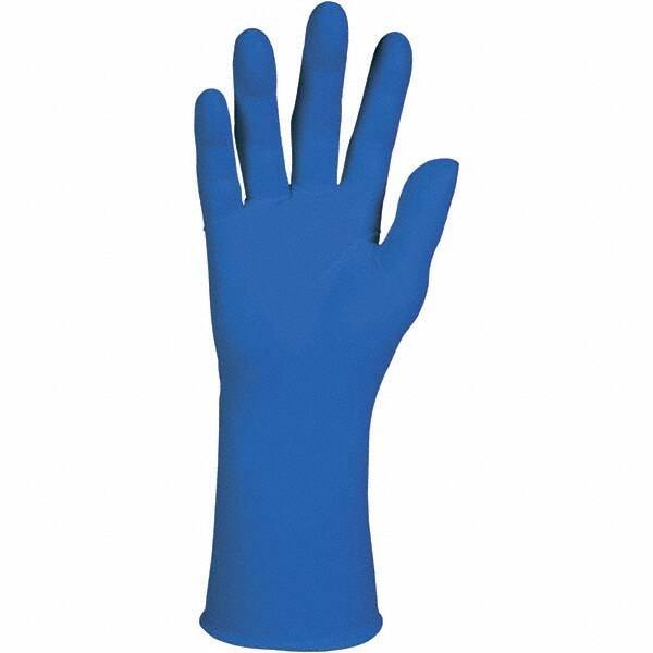 KleenGuard - Size 2XL, 12" Long, 12 mil Thick, Supported, Neoprene/Nitrile Chemical Resistant Gloves - Textured Finish, Straight Cuff, Blue - Americas Tooling