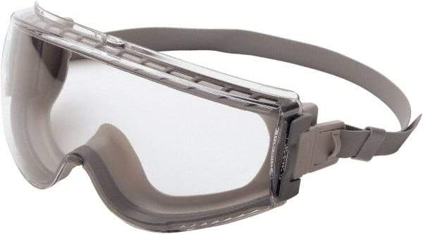 Uvex - Size Universal, Clear Polycarbonate Anti-Fog Lens, Safety Goggles - Indirect Vent, Gray Frame - Americas Tooling