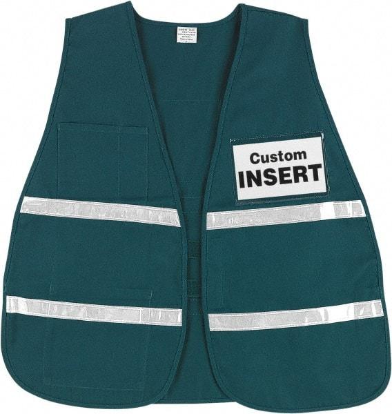 MCR Safety - One Size Fits Most High Visibility Green Mesh Incident Command Vest - 21" Chest, Hook & Loop Closure, Polyester Blend - Americas Tooling