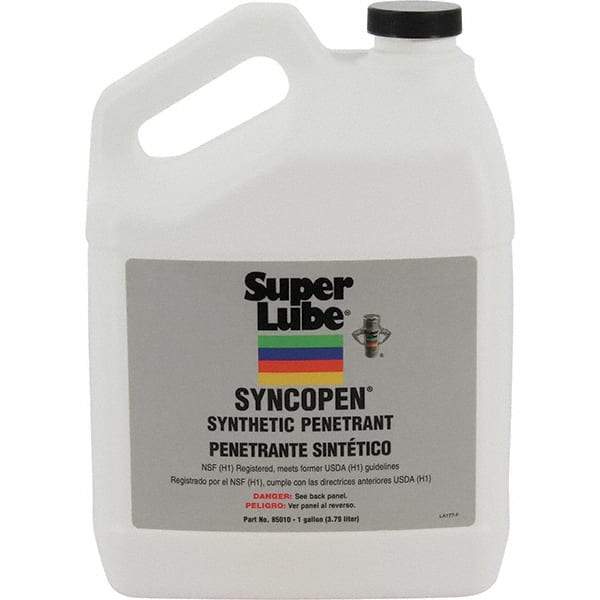 Synco Chemical - 1 Gal Bottle Synthetic Penetrant - Translucent Brown, -10°F to 180°F, Food Grade - Americas Tooling