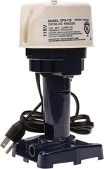 Little Giant Pumps - 1.2 Amp, 115 Volt, 1/30 hp, 1 Phase, Thermal Plastic Evaporative Cooler Pumps Machine Tool & Recirculating Pump - 9.3 GPM, 12 psi, 9" Overall Height, 4-1/2" Body Length, ABS Impeller, Open Fan Cooled Motor - Americas Tooling