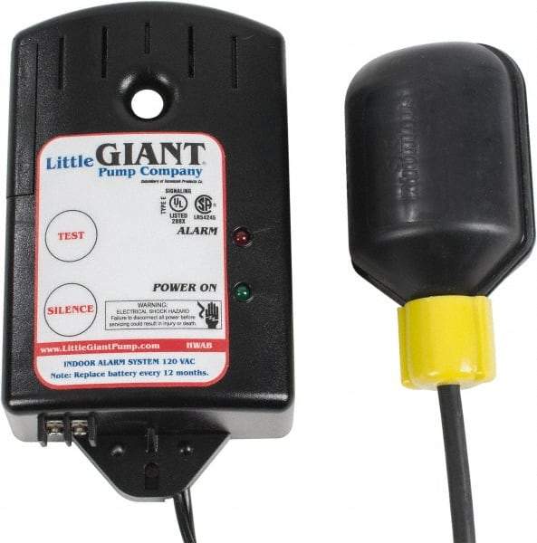 Little Giant Pumps - High-Water Alarms Voltage: 115V Material: Corrrosion-resistant plastic - Americas Tooling