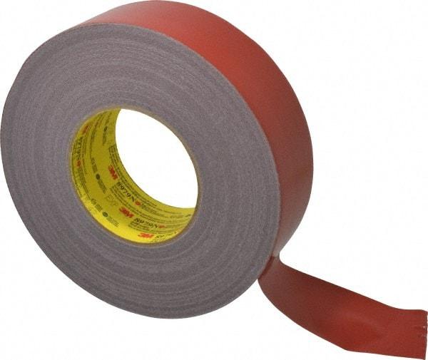 3M - 2" x 55m Red Duct Tape - 12.1 mil, Rubber Adhesive, Polyethylene Film Backing, 36 Lb/ln Tensile Strength, 200°F Max, Series 8979N - Americas Tooling