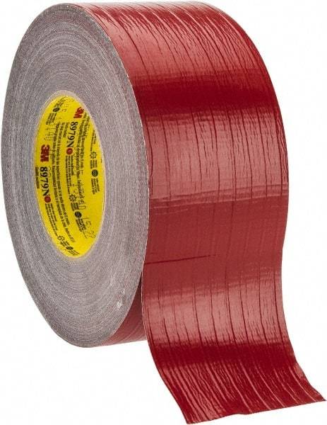 3M - 3" x 55m Red Duct Tape - 12.1 mil, Rubber Adhesive, Polyethylene Film Backing, 36 Lb/ln Tensile Strength, 200°F Max, Series 8979N - Americas Tooling