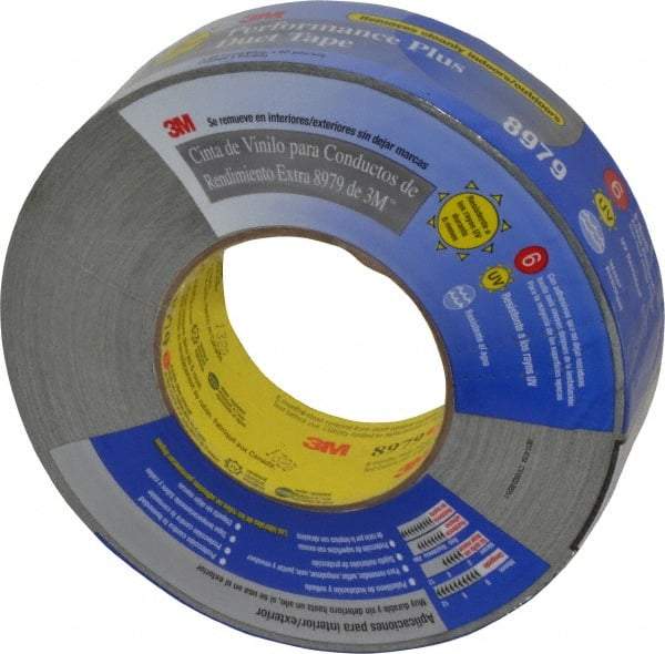 3M - 2" x 55m Green Duct Tape - 12.1 mil, Rubber Adhesive, Polyethylene Film Backing, 36 Lb/ln Tensile Strength, 200°F Max, Series 8979 - Americas Tooling