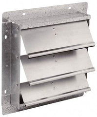 Fantech - 16-1/2 x 16-1/2" Square Wall Dampers - 17" Rough Opening Width x 17" Rough Opening Height, For Use with 2VLD16, 2VHD16, 2DRV16, 2STV16, 2CAV16 - Americas Tooling