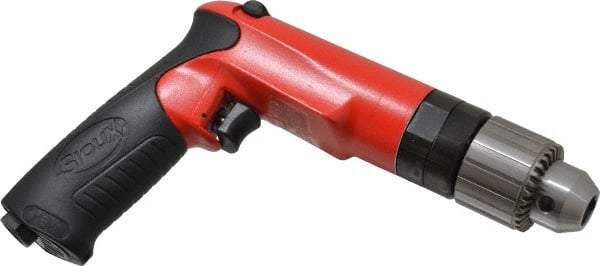 Sioux Tools - 1/2" Reversible Keyed Chuck - Pistol Grip Handle, 2,000 RPM, 14.16 LPS, 30 CFM, 1 hp - Americas Tooling