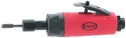 Sioux Tools - 1/4" Collet, Straight Handle, Straight Air Die Grinder - 23,000 RPM, Rear Exhaust, 23 CFM, 0.5 hp, 6.21 bar, 1/4 NPT - Americas Tooling